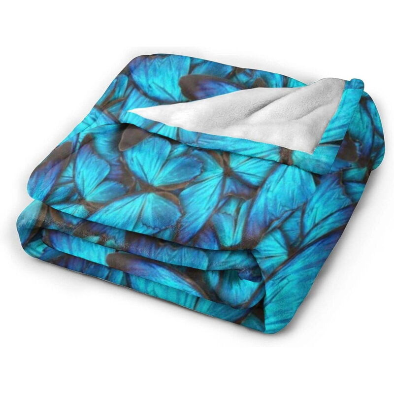 Couverture en laine à motifs - douce, confortable, chaude et en microfibre, idéale pour les canapés et les lits, mesurant 50 pouces x 40 pouces