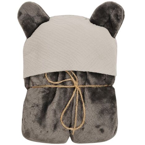 Couverture en MOUSSELINE KOALA avec capuche, 95x95