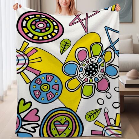 Couverture en polaire chaude et douce pour tous, légère en microfibre,6080 pouces