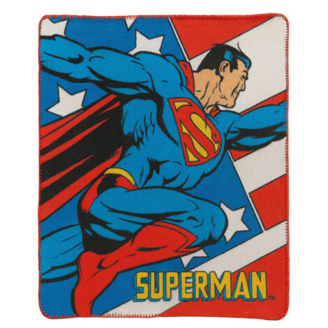 Couverture en polaire Superman