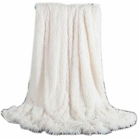 Couverture épaissir couverture d'automne et d'hiver Couverture en flanelle Couverture en molleton de corail Couverture pour enfants Couverture de pause déjeuner beige 130 160cm