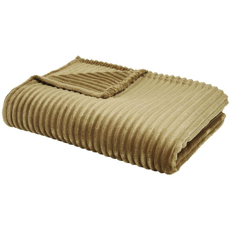 Couverture essentielle, structure en velours côtelé, 150 x 200 cm