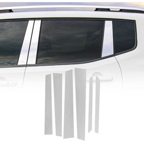 Couverture Garniture de pilier B pour Hyundai ix35 2010-2015 en acier inox 6Pcs