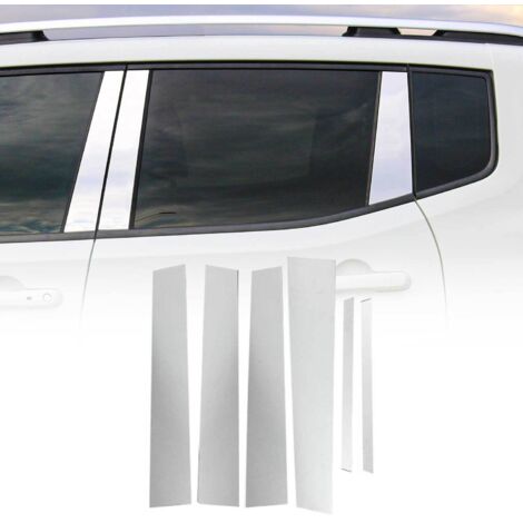 Couverture Garniture de pilier B pour Opel Mokka 2012-2019 en acier inox 6Pcs