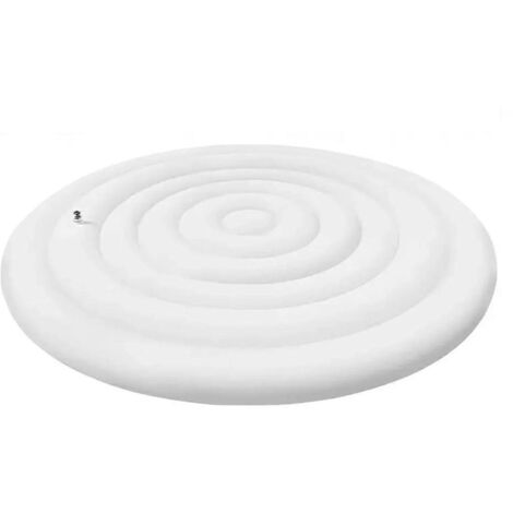 Couverture gonflable pour spa, couvercle rond gonflable avec poignées, B--