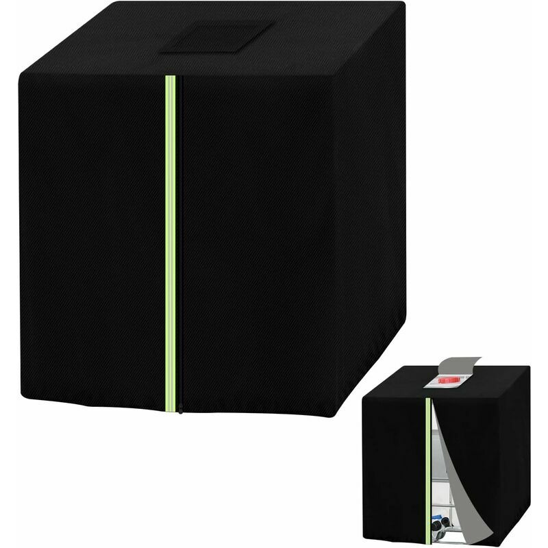 Couverture IBC, réservoir d'eau Bâche de conteneur IBC, protection UV 420D IBC / housse de protection contre l'eau de pluie, avec fermeture à