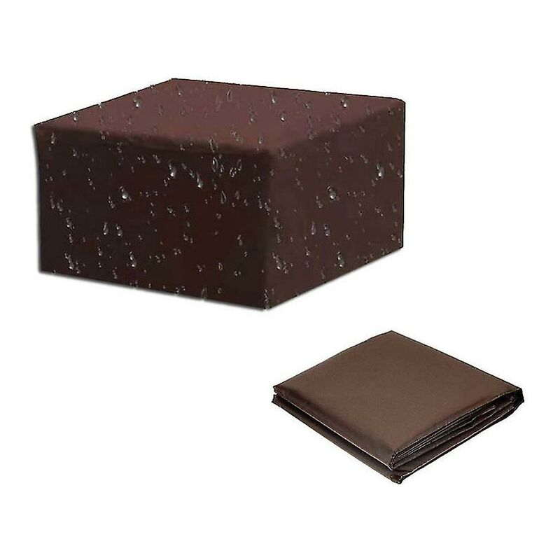 Couverture imperméable de meubles de patio de jardin Housses de siège de cube de table en rotin extérieur