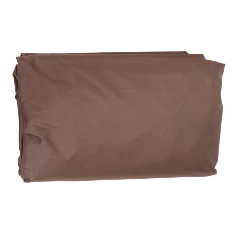 Couverture imperméable et anti-poussière pour spa extérieur rond, protection pour source thermale, couleur café