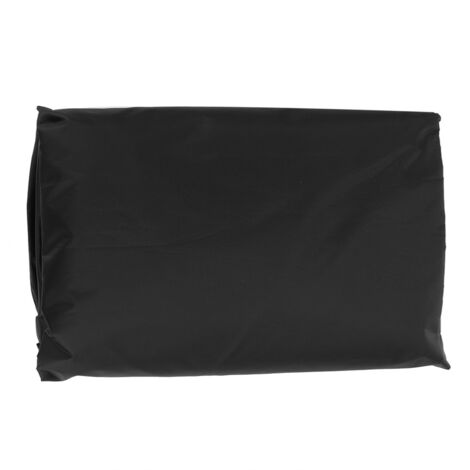 Couverture imperméable et anti-poussière pour spa extérieur rond, protection pour source thermale, couleur noire