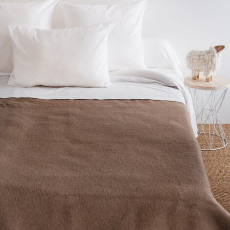 Couverture laine vierge VOLTA woolmark 180x240 cm