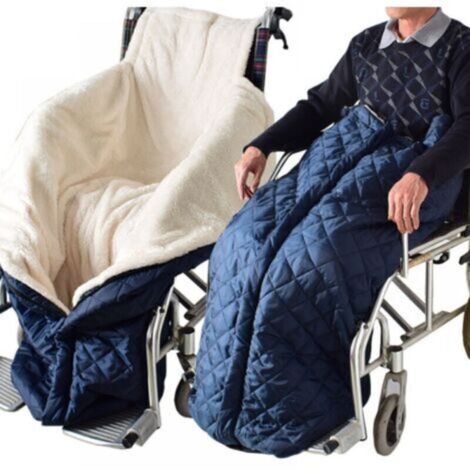 Couverture légère pour fauteuil roulant, couverture pour fauteuil roulant à roues épaisses