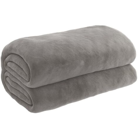 Couverture lestée avec housse Gris 200x200 9 kg Tissu