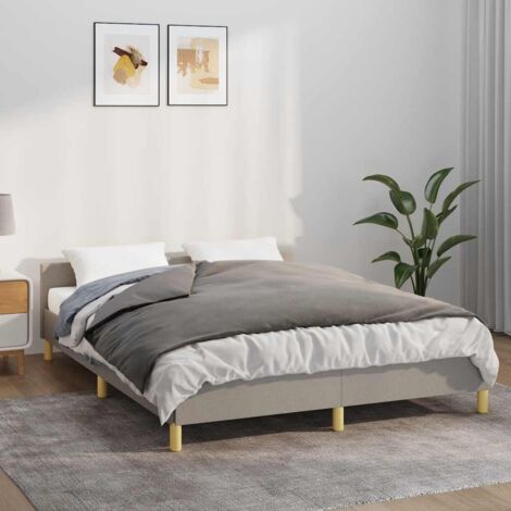 Couverture lestée avec housse - Style Contemporain Gris 140x200 cm 6 kg Tissu BV556424 - BonneVie