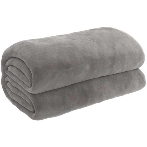 Couverture lestée，Couverture pondérée avec housse Gris 120x180 cm 5 kg Tissu CFW11547