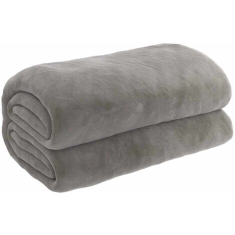 Couverture lestée，Couverture pondérée avec housse Gris 120x180 cm 9 kg Tissu CFW33801