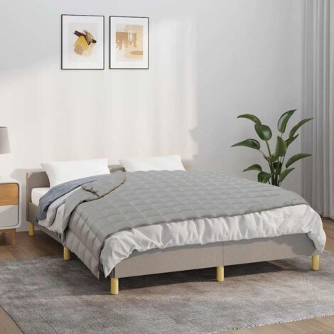 Couverture lestée,Couverture Pondérée,Couverture douce,hiver Gris 120x180 cm 9 kg Tissu VDVM378233