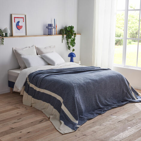 Couverture Lima Bleu prusse - 240/260 - DODO