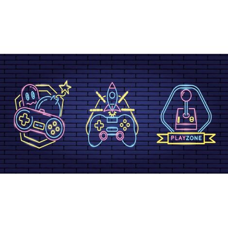 Couverture magnétique pour les fans de jeux vidéo Tapis décoratif magnétique pour le radiateur GAME