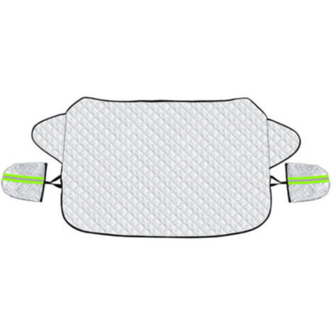 Couverture Pare Brise Voiture Protection Pare Brise Hiver Protege Pare Brise Magnétique Universelle Couverture Repliable pour Bache Voiture Anti Givre Neige UV Poussière Pluie (147x100cm)