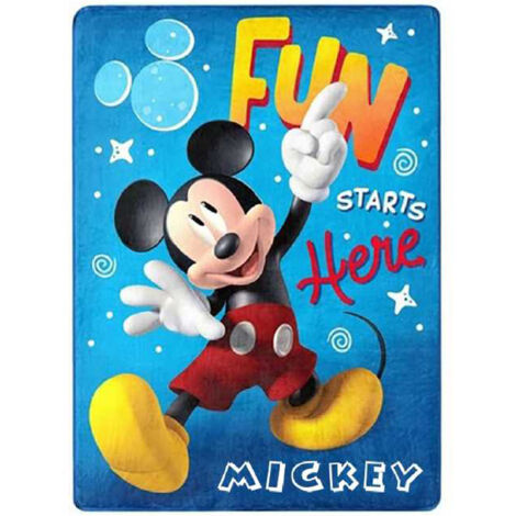 Couverture polaire 100x140 Mickey Mouse