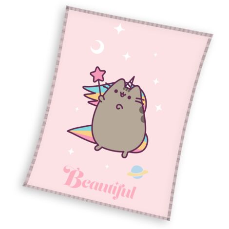 Couverture polaire 150x200 Pusheen Licorne