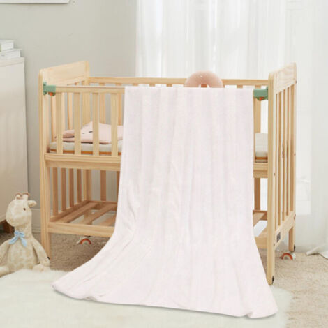 Couverture polaire en flanelle pour bébé 70 x 100 cm – Couverture de voyage en peluche douce et duveteuse pour lit d'enfant, couverture de voyage pour filles, garçons, tout-petits, chiots