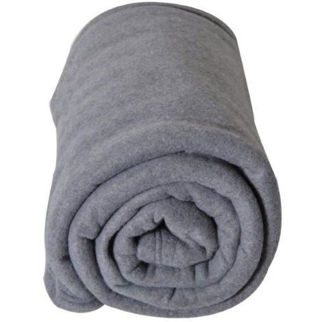 Couverture Polaire Grand Confort Argent 180x220 cm