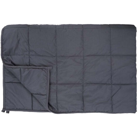 Couverture Pondérée 7kg Anti-Stress Sommeil Optimal Gris Anthracite