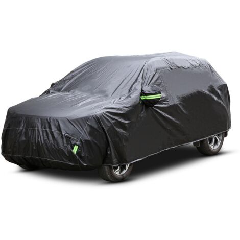 Couverture protectrice de voiture pliée anti UV complète imperméable avec la bande réfléchissante 4.8M SUV