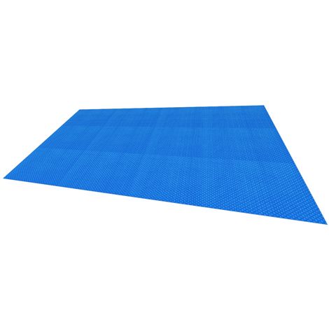 Couverture solaire à bulles pour piscine rectangulaire 8x5 m bleu bâche solaire
