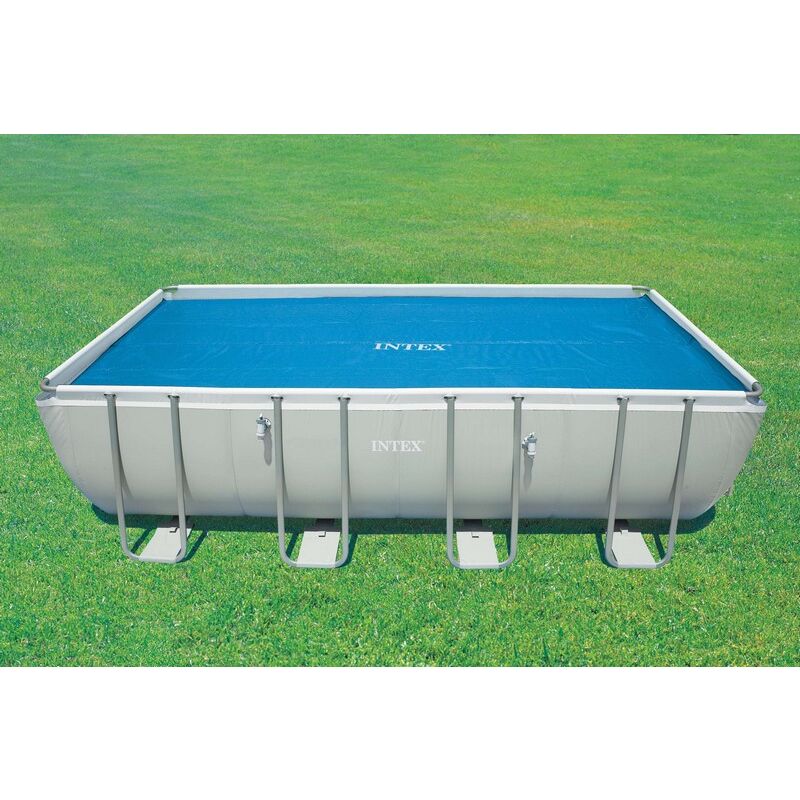 Bâche à bulles pour piscine rectangulaire Intex l 5,49 x l 2,74 m