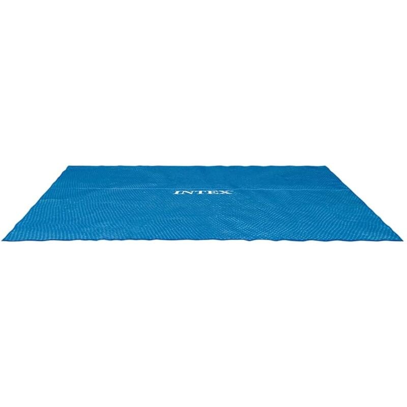 Couverture solaire de piscine bleu 716x346 cm polyéthylène Intex