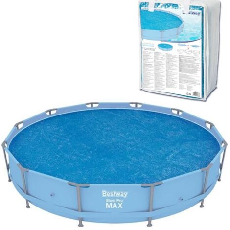 Bâche solaire pour piscine 366 cm – Bestway – Bleu – Bâche Solaire