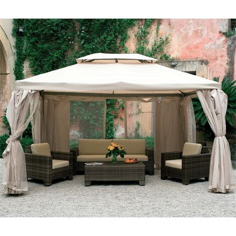 I GIARDINI DEL RE Couverture supérieure de rechange pour gazebo sahara mt.4x4 - Salon
