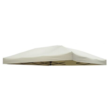 Couverture supe'rieure de remplacement pour gazebo Rapid 3x3 mt e'cru pour jardin exte'rieur