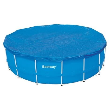 COUVERTURE SUPÉRIEURE POUR PISCINE RONDE AVEC CADRE BESTWAY D.366 -58037