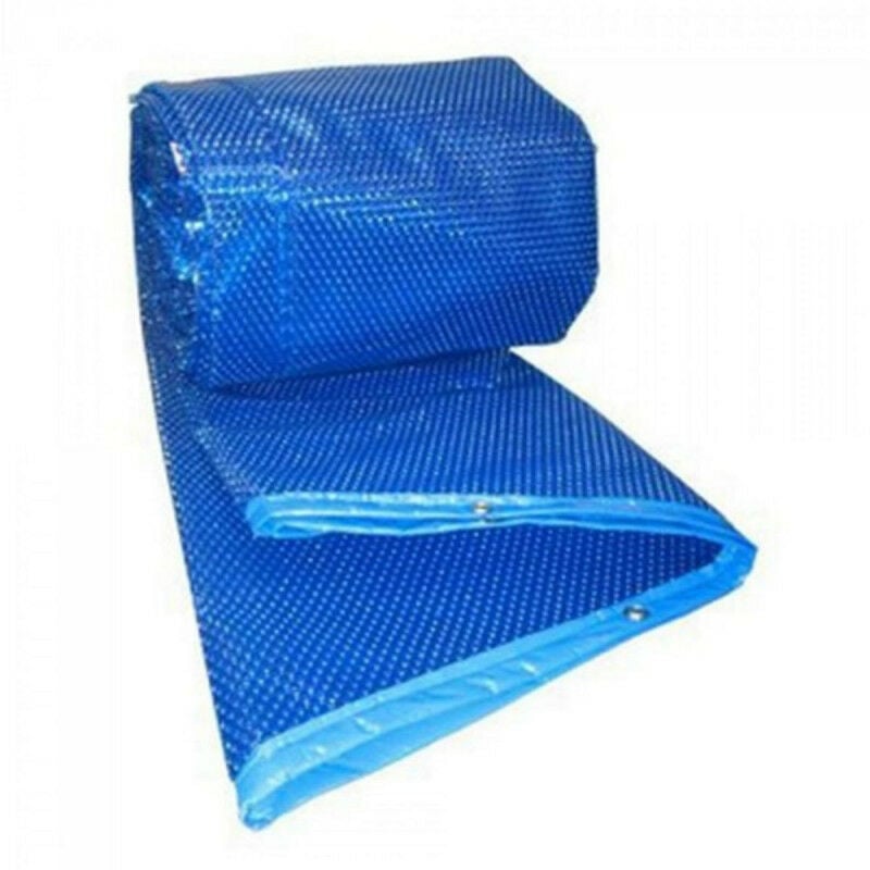 Water Clip - Couverture été Piscine rainurée languette hexagonale 33750 waterclip 80130 ø 400 cm bleu