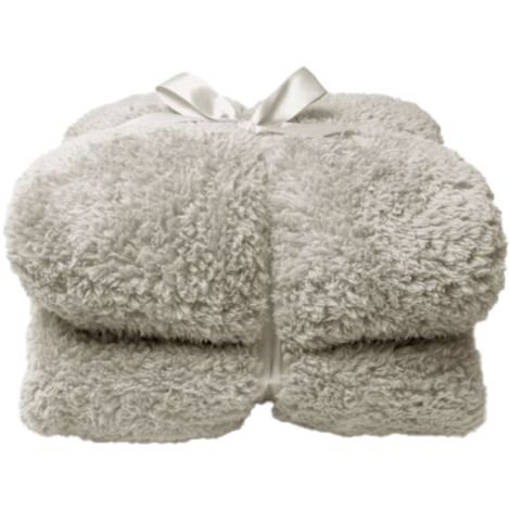 Couverture Teddy Chateau Grey 150x200 cm