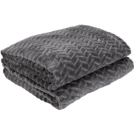 COUVERTURE TUTUMI DIAMOND 2 160X200 GREY