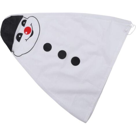 Couverture végétale antigel-motif bonhomme de neige non tissé-couverture végétale d'hiver avec corde tissu antigel-arbuste