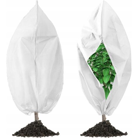 COUVERTURE VÉGÉTALE x2 Blanc 120x180 Housse Arbre Hiver Pluie Gel