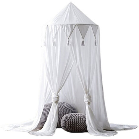 Couvertures de berceau pour enfants, moustiquaires, rideaux, literie, tentes rondes en forme de dôme, coton