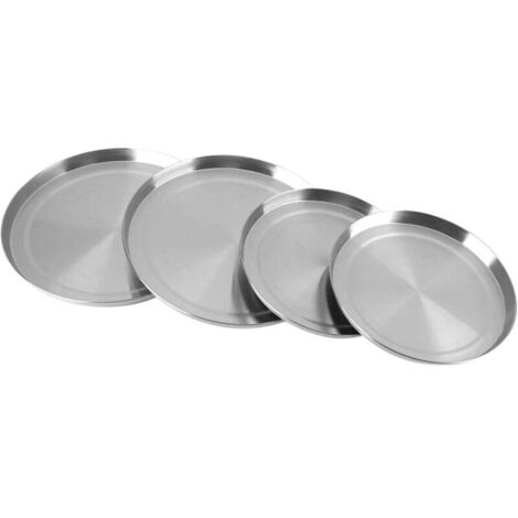 Couvertures de Brûleur de Poêle, 4pcs Couvercle de Plaque de Cuisson en Acier Inoxydable Plaques de Cuisson Electriques Protecteur Cuisinière Protection pour Cuisine