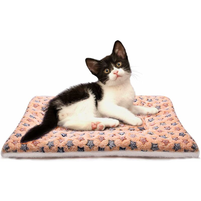 Couvertures de Chien et de Chat pour l'animal de Sommeil Doux 4 Taille 4 Couleur(Marron Plus épais,Large