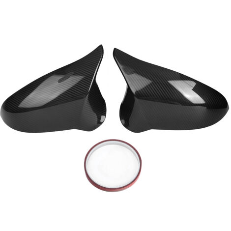 Couvertures de rétroviseur , rétroviseur latéral en fibre de carbone ADD-ON couvre le capuchon adapté pour M2 M3 M4 F87 F80 F82(Left Hand Driving).