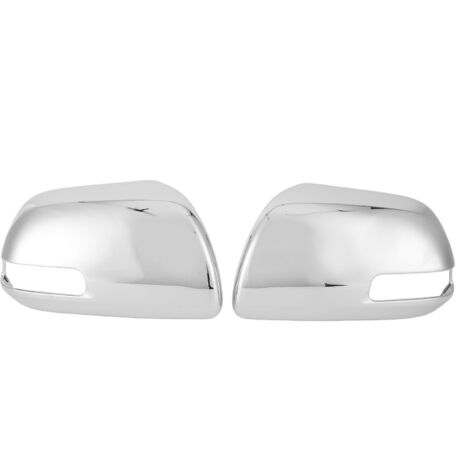 Couvertures de rétroviseurs extérieurs, couvertures de rétroviseurs Galvanoplastie Argent Résistant aux Rayures Résistant à l'abrasion 2pcs / Set Décoration extérieure de Voiture élégante.