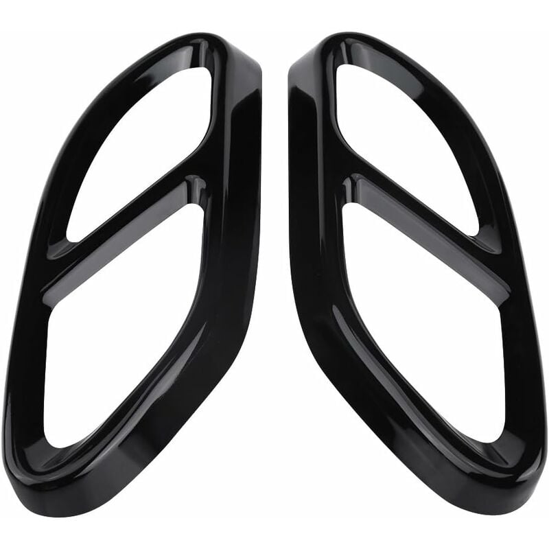 Crea - Couvertures de Silencieux d'Echappement, 1 Paire de Cache-tuyaux d'Echappement pour Silencieux d'Echappement Cache-tuyau d'Echappement de