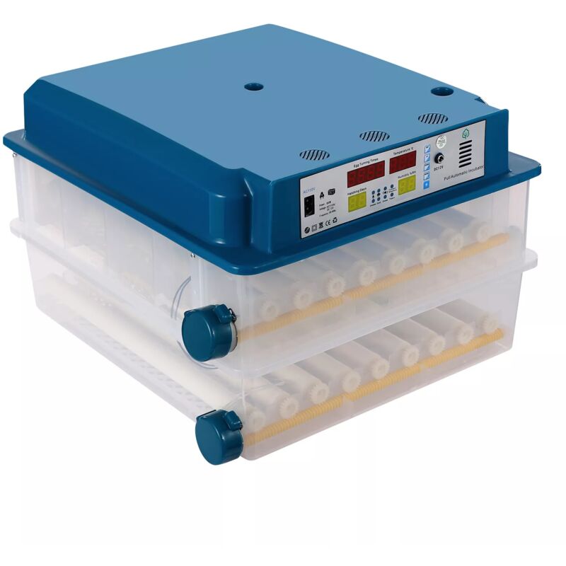 Couveuse Automatique Couveuse Incubateur pour 120 Oeufs, 5 modes d'incubation, contrôle de la température, 80w