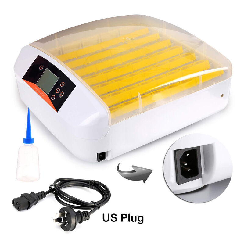 Couveuse Automatique de 56 ufs, Incubateur d'oeufs Transparent et Digital, Incubateur à oeufs avec affichage led de la température et contrle de