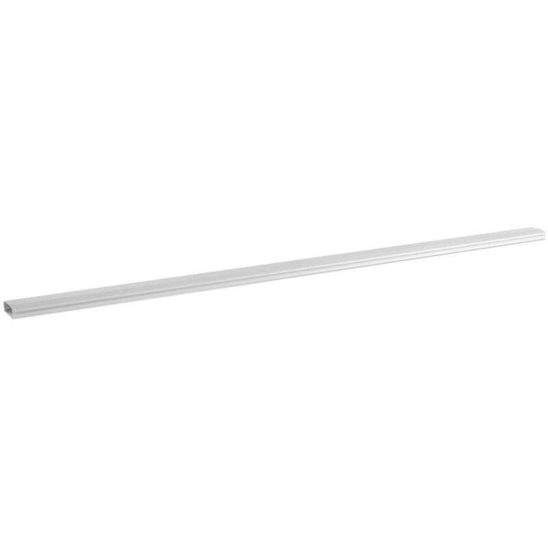 Couvre-câble en aluminium blanc.